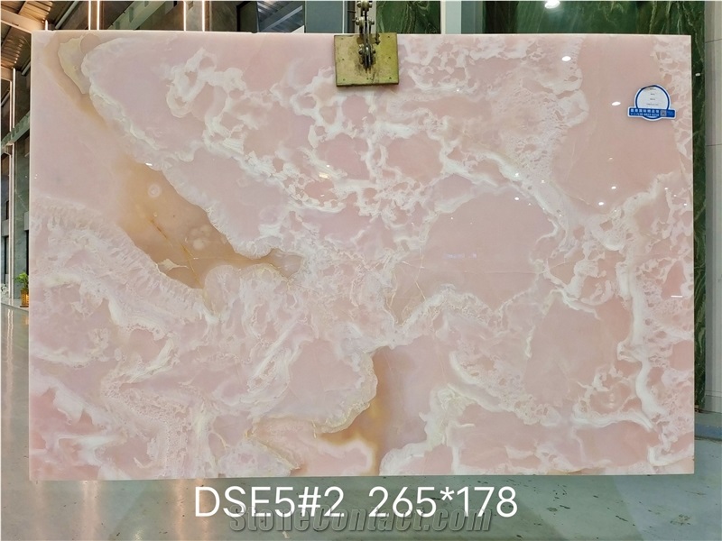 Pink Onyx Factory Supply Slabs