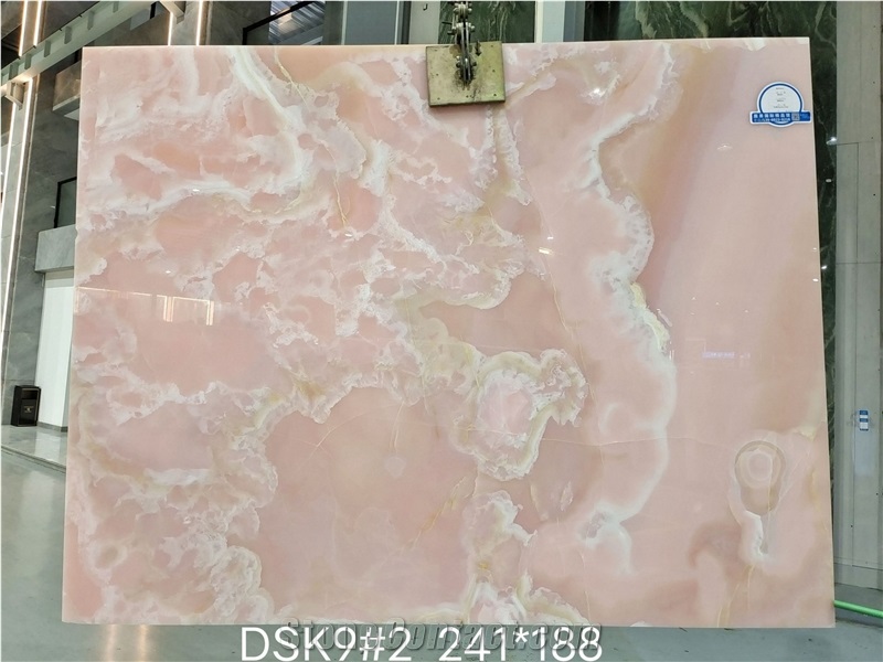 Pink Onyx Factory Supply Slabs