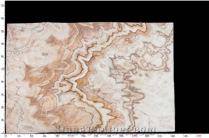 Stunning Pink Onyx Slabs Bathroom Wall Tiles