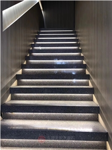 Polished Precast Terrazzo Slab For Stair