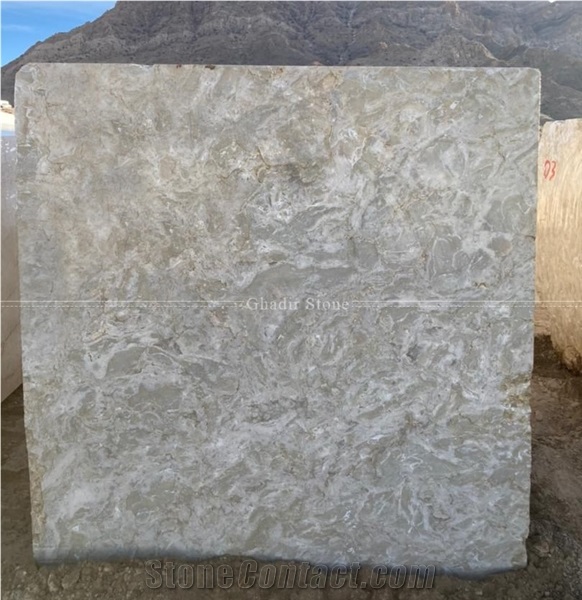 Feather Grey Marble Block