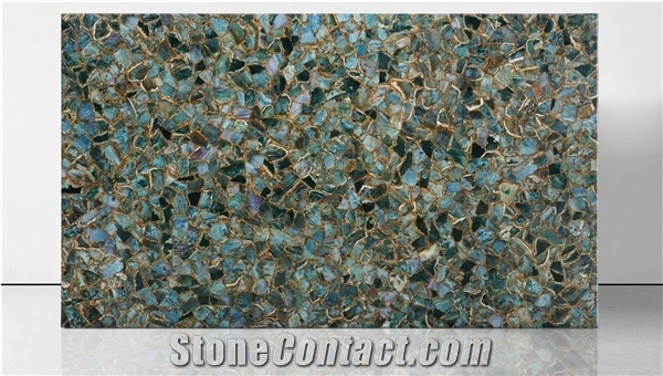 Agate Green Gemstone Semiprecious Stone Slabs