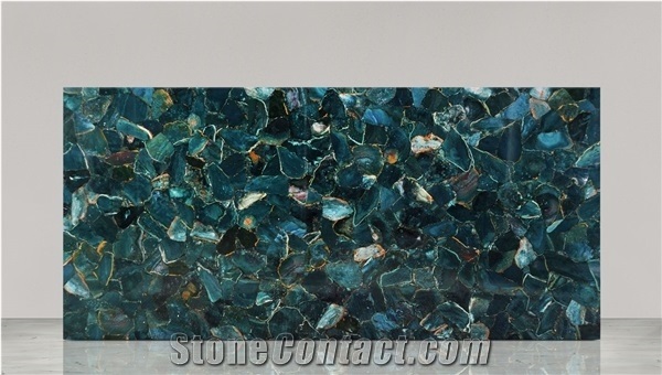 Agate Green Gemstone Semiprecious Stone Slabs