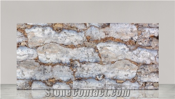 Agate Grey Opal Gemstone Semiprecious Stone Slabs
