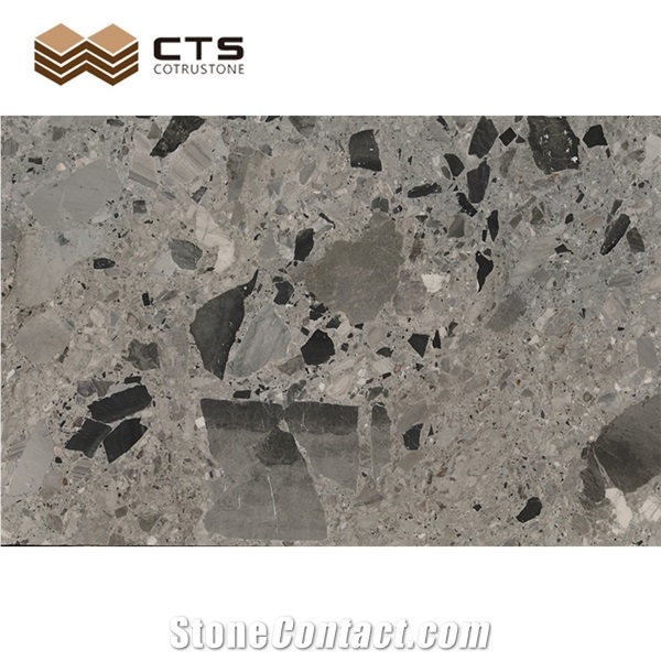 Arctic Grey Marble Slab For Interior Flooring Design