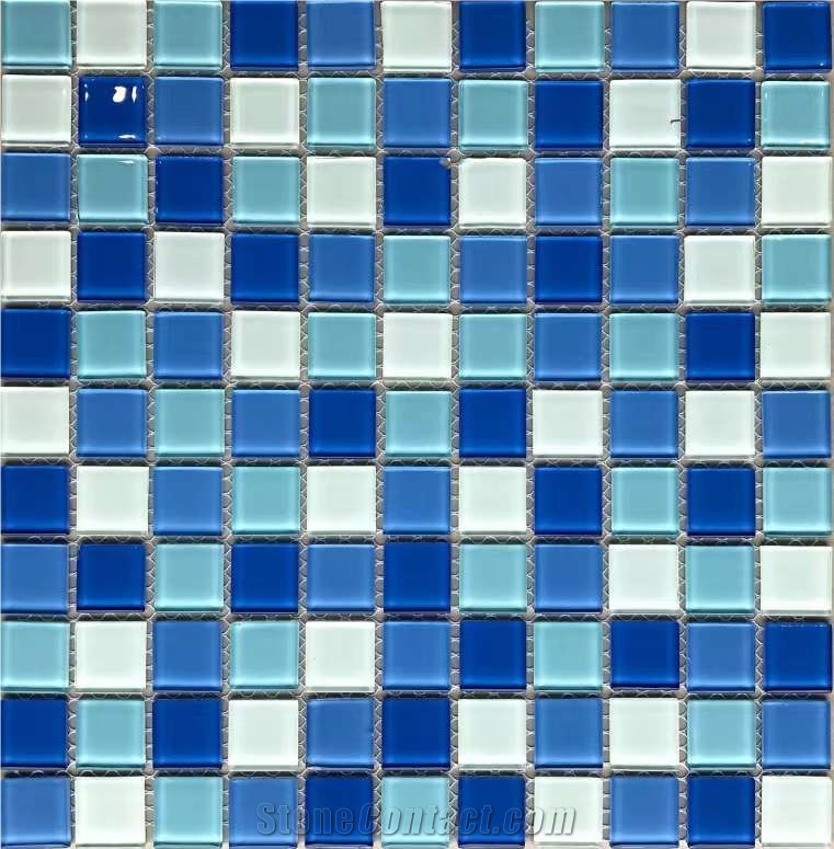 Crystal Glass Swimming Pool Mosaic
