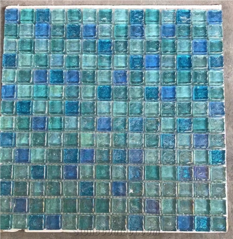 Crystal Glass Swimming Pool Mosaic