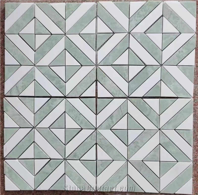 Marble Mosaic Hexagon Mosaic Tiles