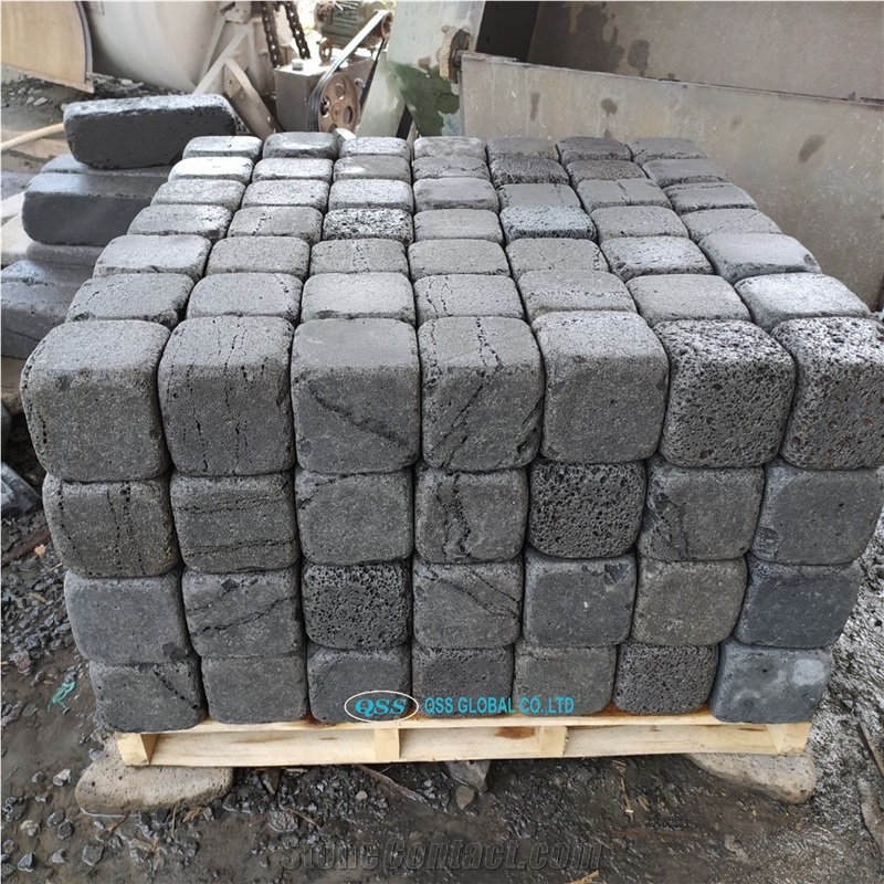 Lava Brick Stone Tumbled Building Stone