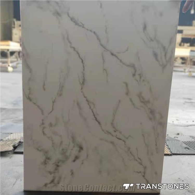 White Artificial Marble Stair Steps