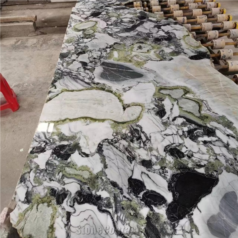 Cold Jade Green Marble Ice Green Marble Slab