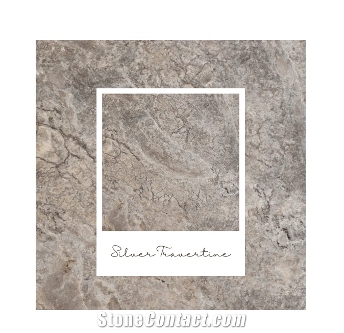 Silver Travertine Stone