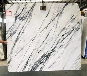 China Clivia Marble Slab Tile White Green Stone