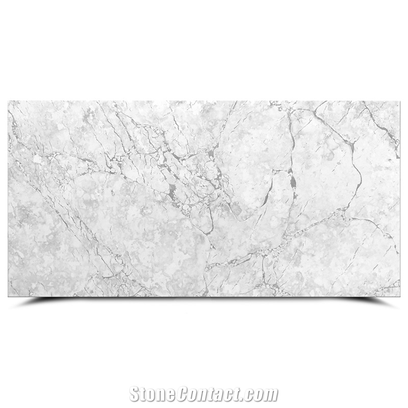 Goldtop OEM/ODM Alpine White Quartz Kitchen Countertops