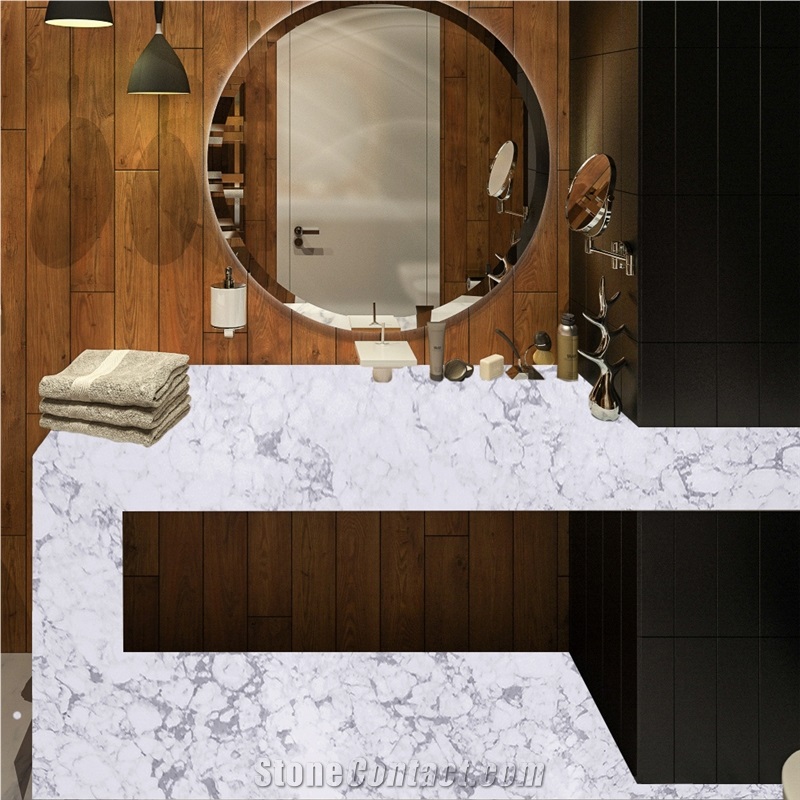 High Impressively Bathroom Single Basin Vanity Top 6020