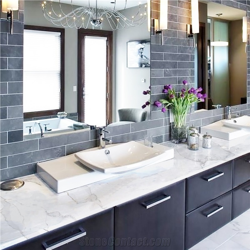 High Quality Quartz Stone Countertop For Bathroom 5067