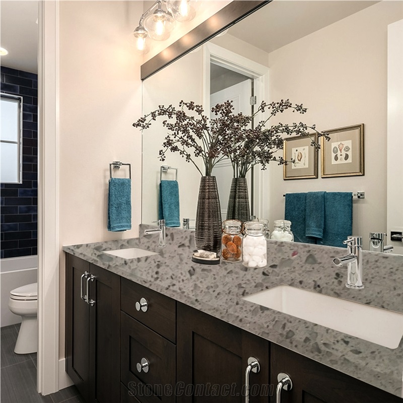 Hot Sale Bathroom Vanity Cabinets Grey Galaxy Light 1013
