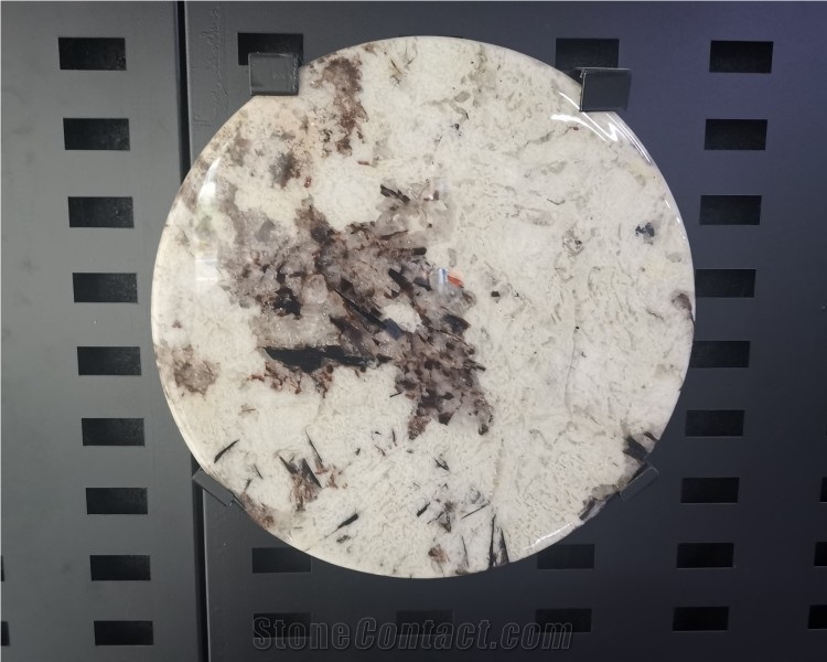 Granite Round Shaped Coffee Table Top