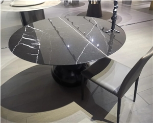 Luxury Marble Top Dining Table Round Marble Dining Table