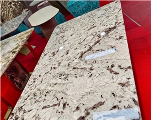 Natural Stone Silver Fox Granite Rectangle Dinning Table Top