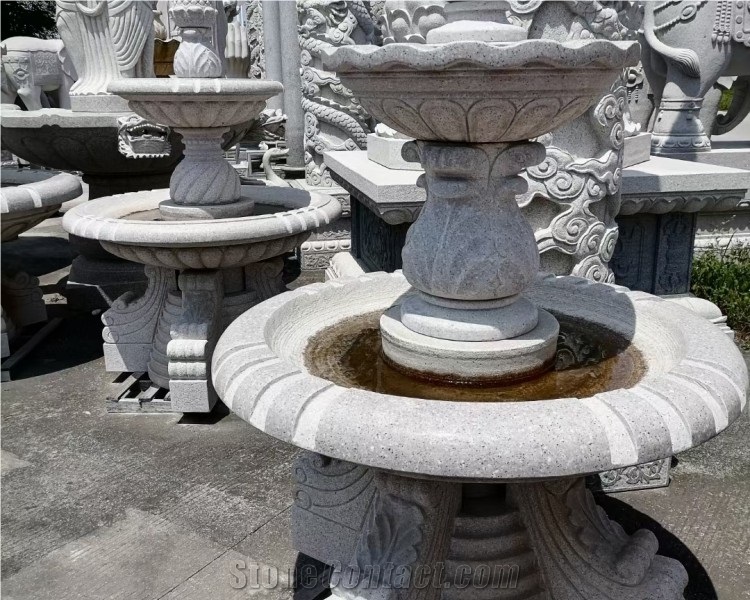 Natural Stone Water Fountain Stone Fountain Garden Fountain