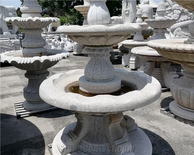 Outdoor Garden Marble Natural Stone Water Fountain