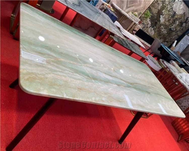 Stone Dining Table Top Blue Quartzite Coffee Table Top