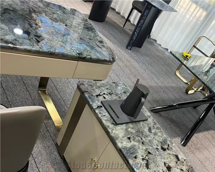 Stone Dining Table Top Blue Quartzite Coffee Table Top