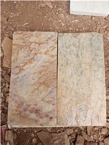 Hand Cut Quartzite Saw Cut Quartzite Tile