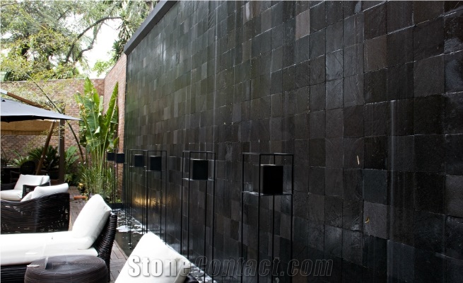 Premium Black Lava Stone Indonesia