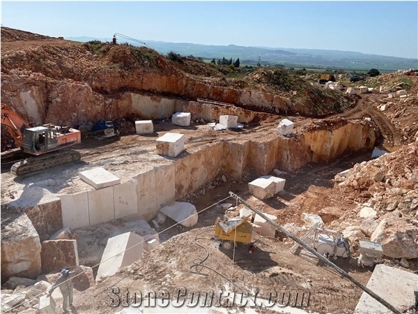 Carthage White Limestone-Carthage Ivory Limestone Quarry