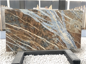 Blue Jeans Marble Slabs, Azul Orientale Marble Slabs