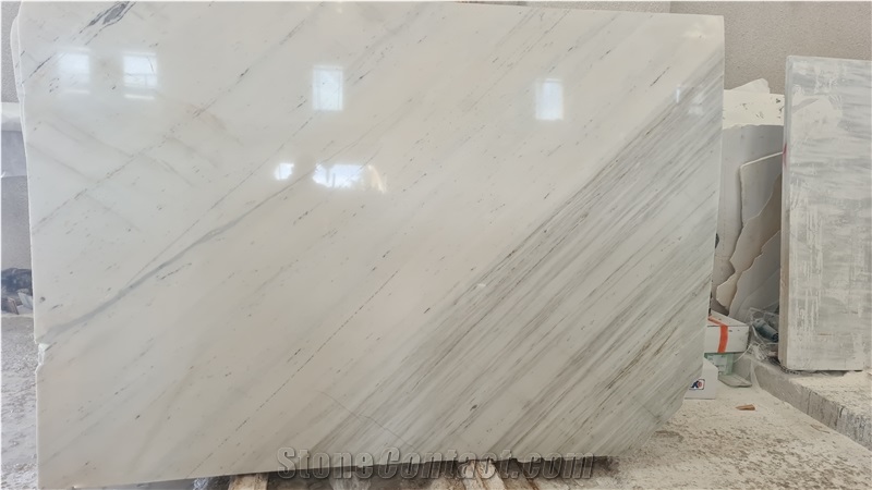Polaris Sivec White Marble With Grey Veins Bookmach Slabs