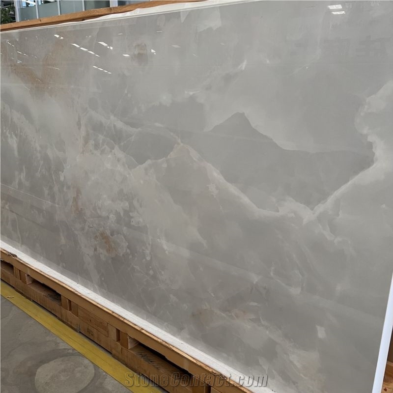 Cheap White Onyx Sintered Stone Slab&Tile Wall Floor Design