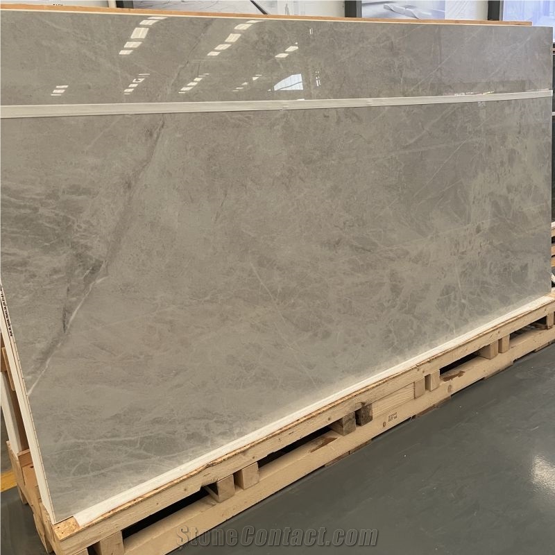 Grey Marble Look Sintered Stone Slabs & Tiles For Home Decor
