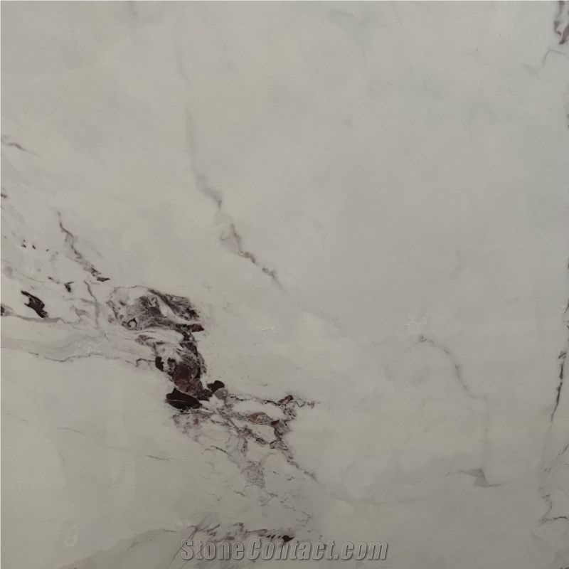 White Artificial Stone Sintered Stone Slab For Bathroom Tile