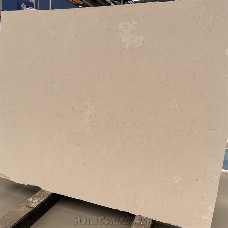 Bursa White Limestone Slab For Villa Wall Design