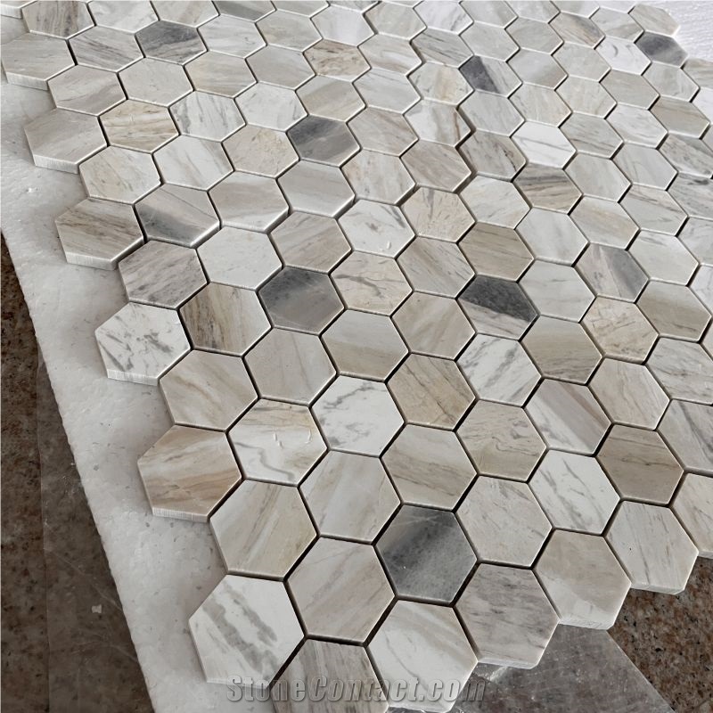 Cheap Price Hexagon Mosaic Tiles For Kitchen Backsplash Wall