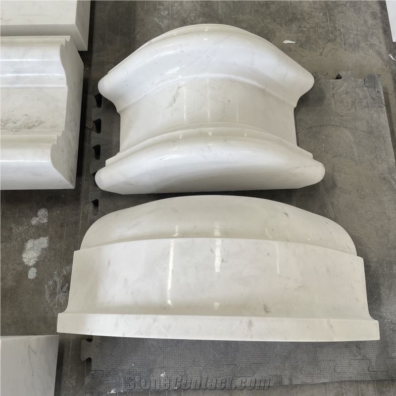Good Quality White Marble Tiles For Exterior Wall Cladding