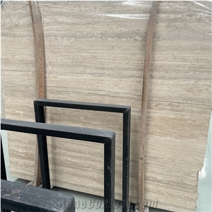 High Quality Silver Grey Travertine Slabs For Exterior Wall