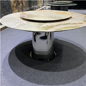 High Quality White Quartzite Table Tops For Villa Decor