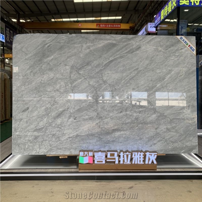 Himalayan Grey Italian Grey Marble Slabs For Wall Floor Tile