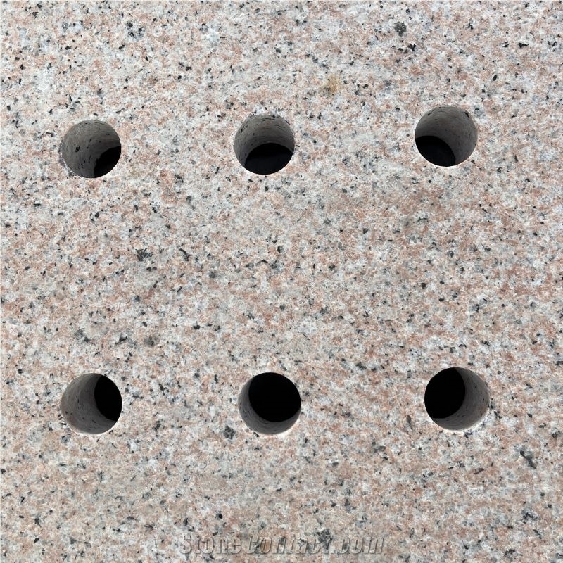 Hot Sale Natural Pink Granite Tile For Exterior Wall Cladding