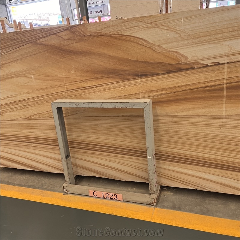 Hot Sale Yellow Sandstone Slabs For Exterior Wall Cladding