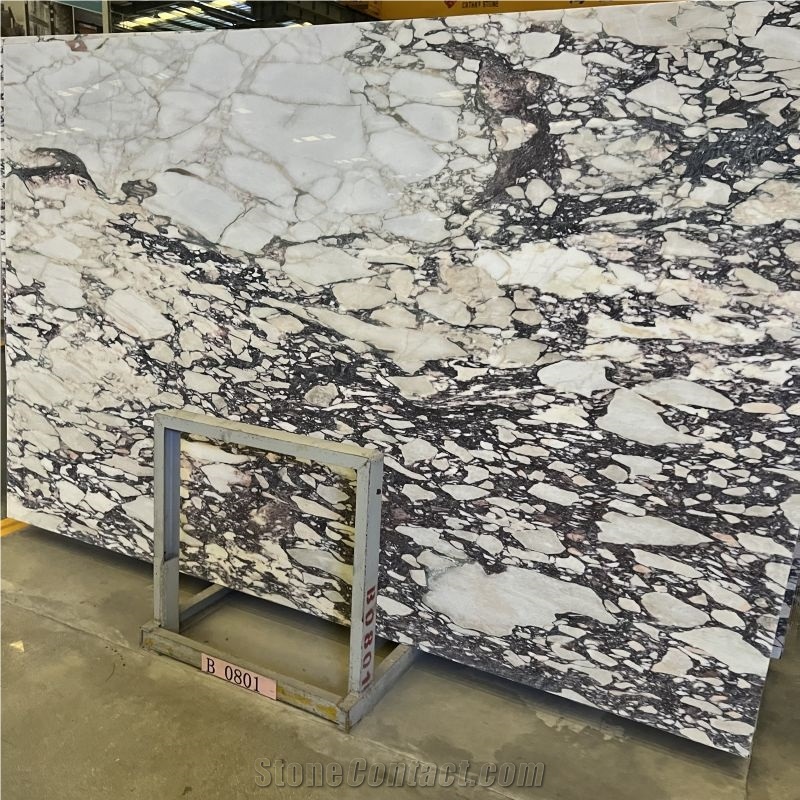 Luxury Calacatta Viola Marble Tiles For Kitchen And Bathroom