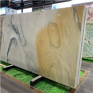Luxury Macaubas Fantasy Quartzite For Background Wall Design