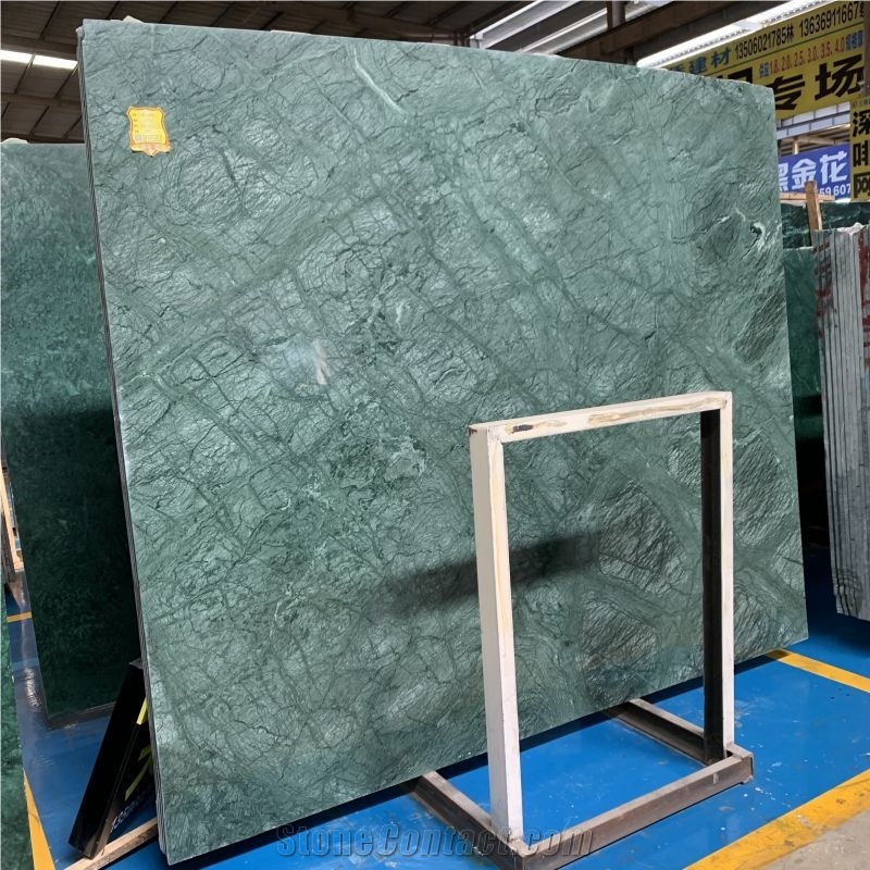 Natural Green Verde Alpi Marble Slab For Green Wall Covering