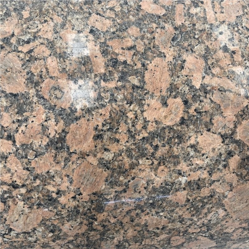 Polished Customized Red Granite Hollow Column For Home Decor