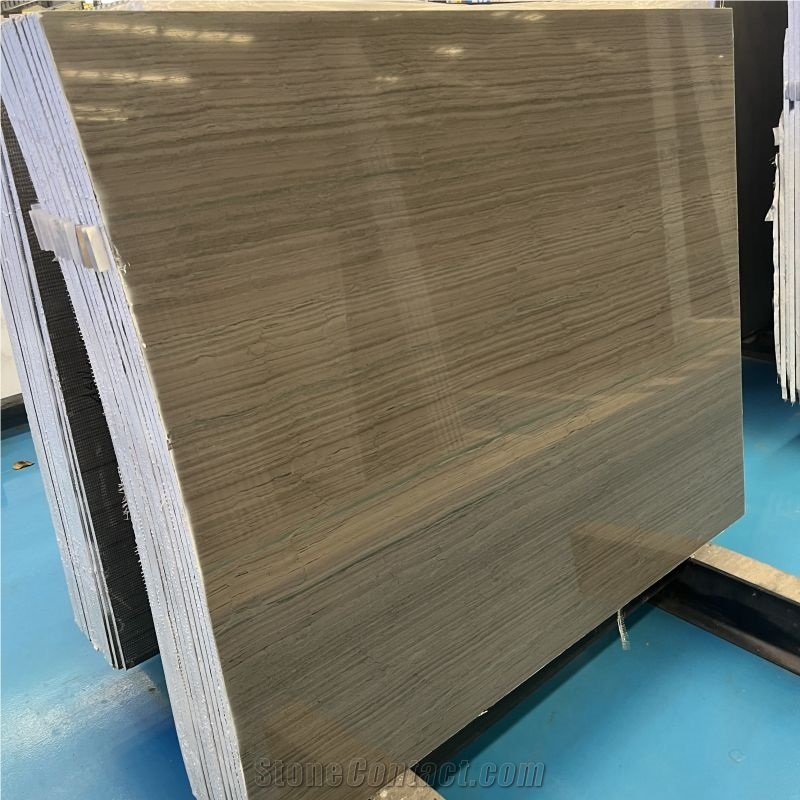 Polished Obama Wood Marble Slabs For Home Wall Floor Tiles