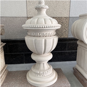 Top Quality Factory Direct Limestone Home Decorative Vase
